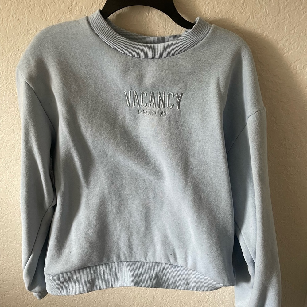 Vacancy Supply Embroidered Crewneck
Size:US 4
#peppermayo
#embroidered
#crewneck